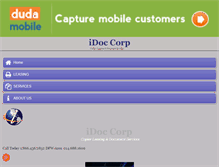 Tablet Screenshot of idoccorp.com